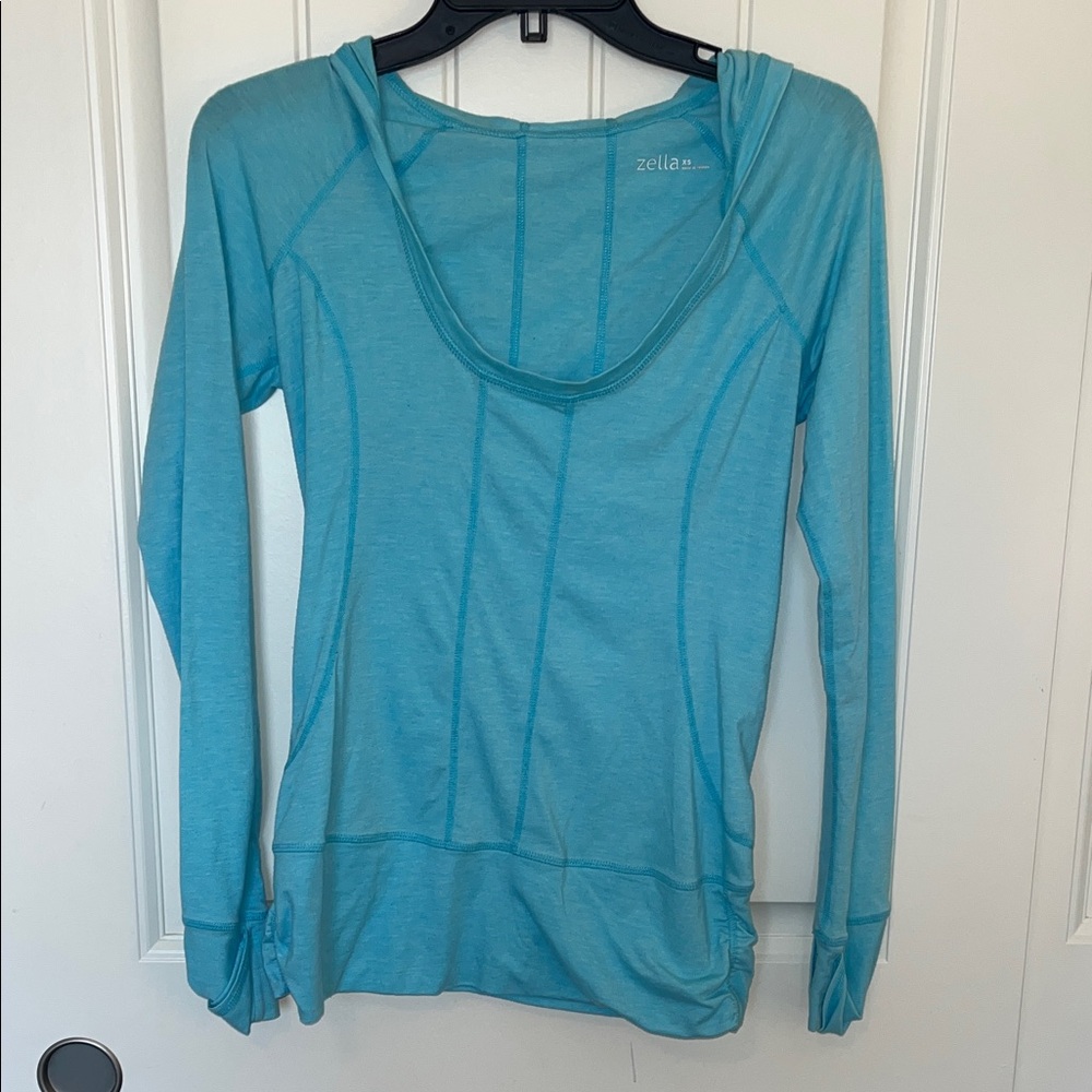 Zella Women's Teal Long Sleeve Top